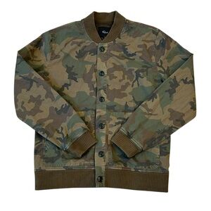Men's Rails Rare Camouflage Camo Button-Up Jacket Shacket Pockets Button Down M